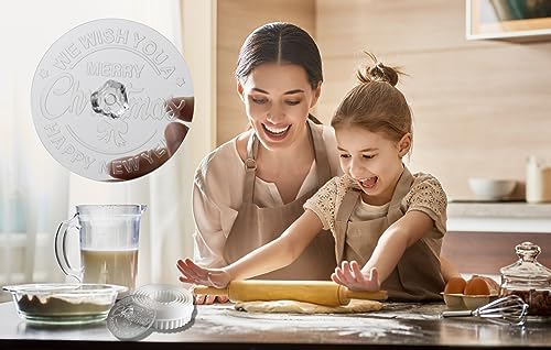 2025 Personalized Christmas Cookie Stamp Unique 3D Embossed Design Fun Tool for Baking Art