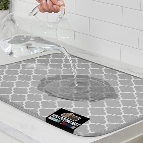 Ultra Absorbent Microfiber Dish Drying Mat