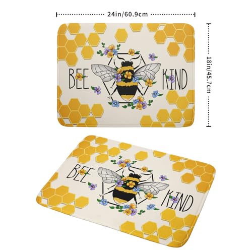 Bee Kind Dish Drying Mat
