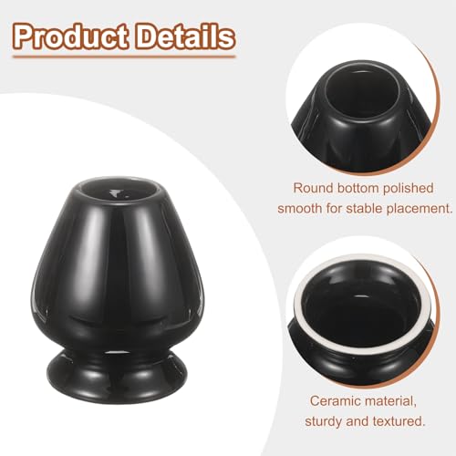 Ceramic Chasen Stand 70mm Matcha Whisk Holder Teas Set Whisks Stand Traditional Matcha Tea Chasen Holder Tea Set Accessories for Tea Tasting