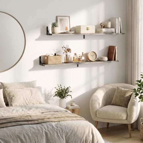 Wall Mounted Floating Shelves Set of 2 (2 Count)