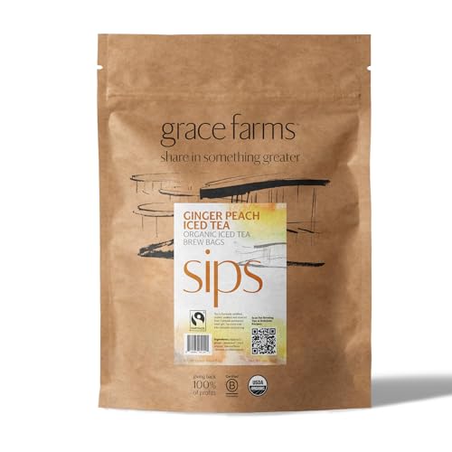 GINGER PEACH ORGANIC ICED TEA (12 Count)