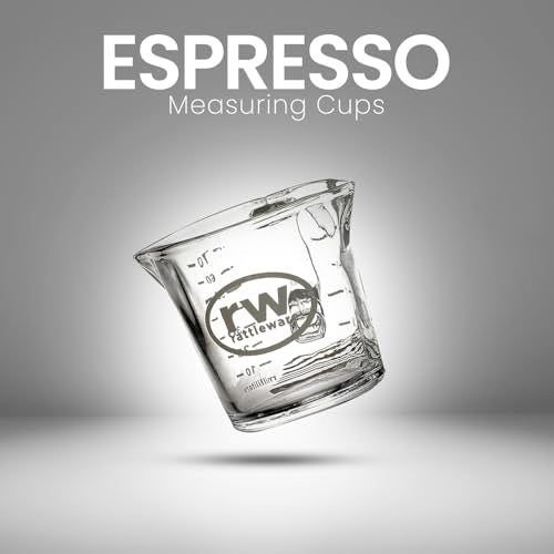 3oz Espresso Shot Glass Pitcher with Double Spout