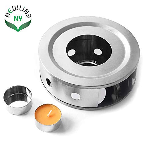 NewlineNY Stainless Steel Coffee Tea Warmers (2 Count)