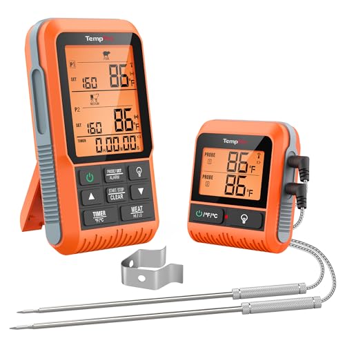 TempSync 500FT Wireless Meat Thermometer for Grilling and Smoking
