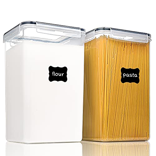 Large Food Storage Containers with Lids Airtight 6.5L (2 Count)