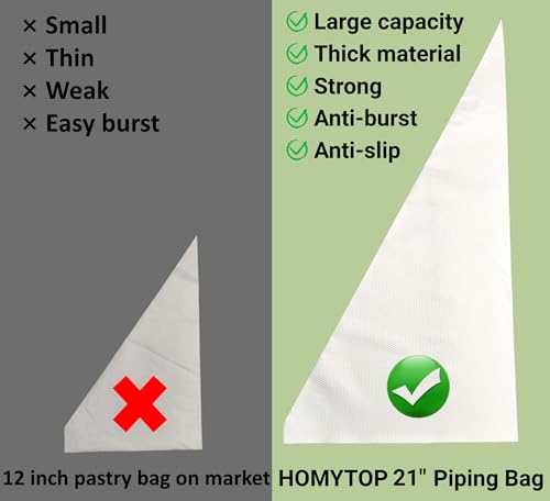 21 Inch Extra Large Piping Bags 200 Pack