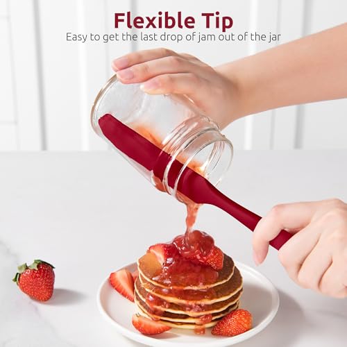 Skinny Silicone Jar Spatula Scraper