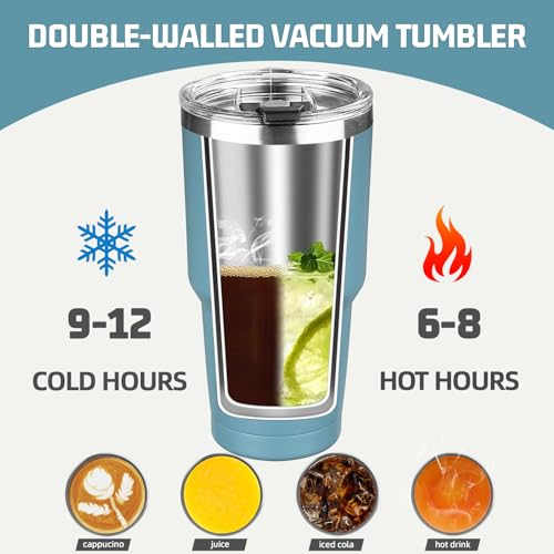 30 oz Tumbler with Lids and Straws