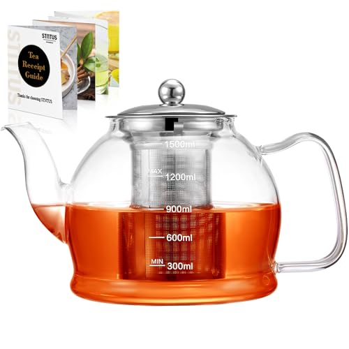 STNTUS Glass Teapot (52 Ounce)
