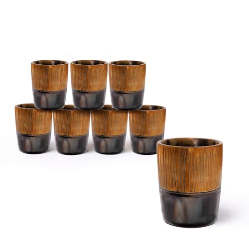 Viking Horn Shot Glasses Set of 8 (8 Count)
