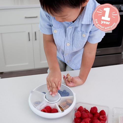 Kids Small Snack Spinner Flip Bundle with Hand Strap and Sticker Sheet