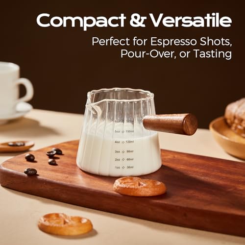 6oz Glass Espresso Measuring Cups (2 Count)