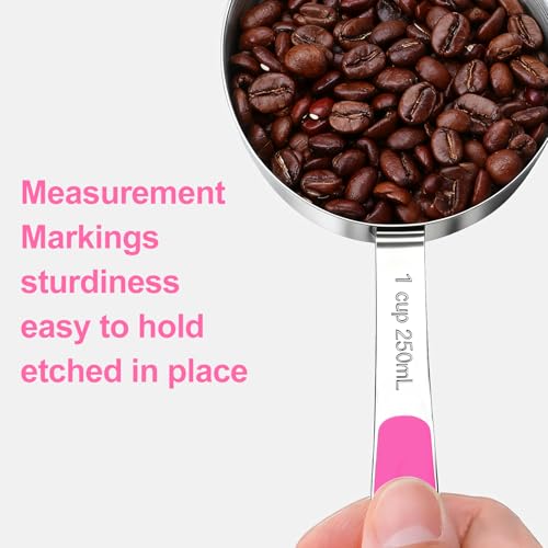 Measuring Cups and Spoons Set Stainless Steel 10 Piece for Cooking and Baking (10 Count)