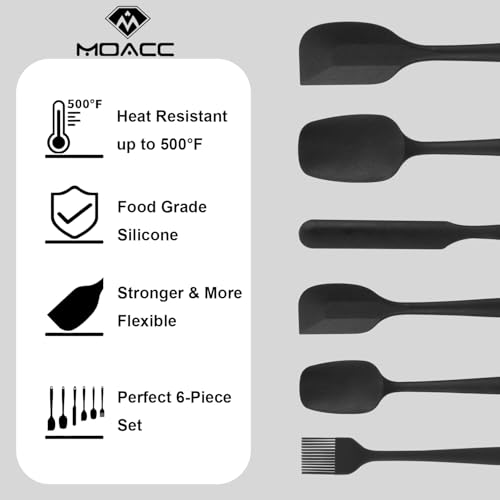 Silicone Spatulas Set of 6