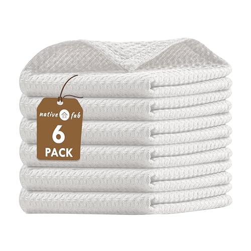 6 Pack Waffle Dish Cloths (6 Count)