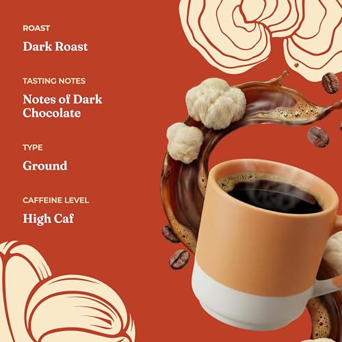 Focus Max High Caffeine Cordyceps Coffee (10 Ounce)