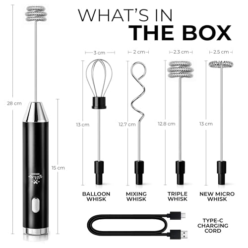 Rechargeable Milk Frother Handheld