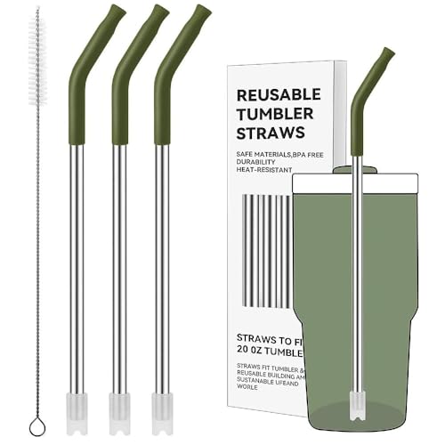Straight Metal Straws for Stanley 20oz