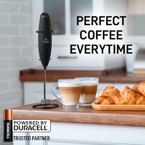 Powerful Milk Frother Wand With Duracell Batteries