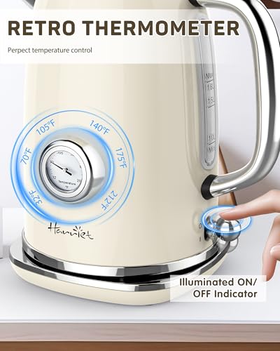 61oz Electric Kettle with Thermometer