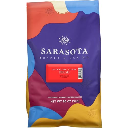 Sarasota Coffee Whole Bean Decaf (80 Ounce)