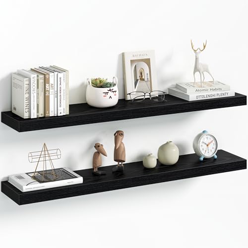 36 Inch Floating Shelves Wall Mounted for Display (2 Count)