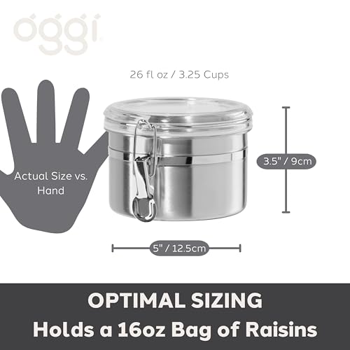Stainless Steel Kitchen Canister 26 fl oz