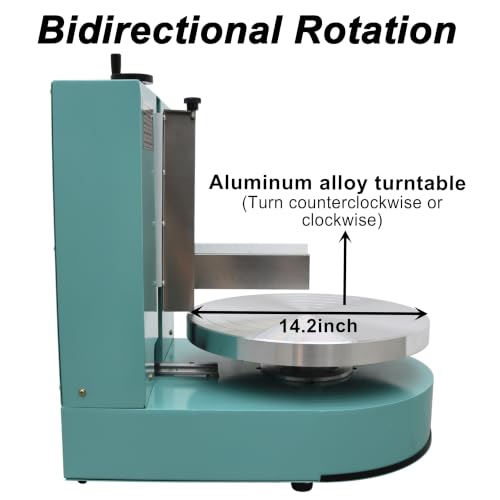 6 14" Cake Frosting Machine Smoothing Tool Stainless Steel 110V