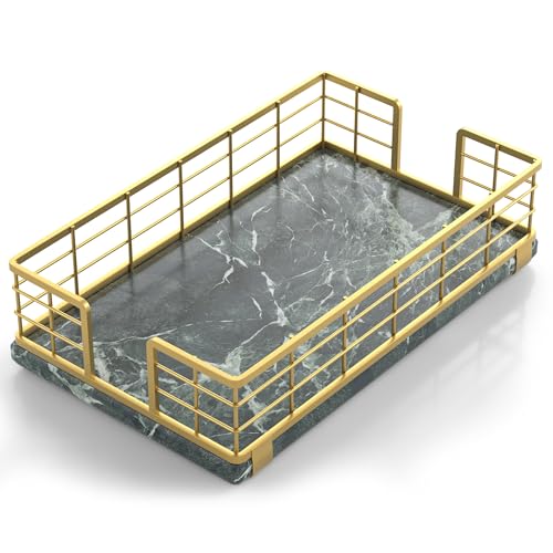 Marble Guest Towel Holder Tray for Bathroom