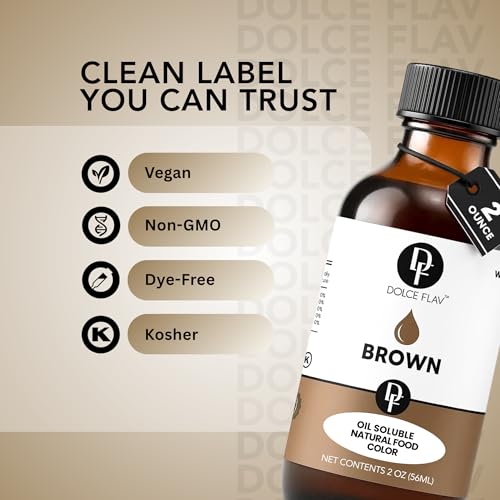 Natural Brown Food Coloring from Caramel