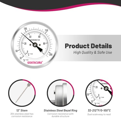 Dial Thermometer for Brewing