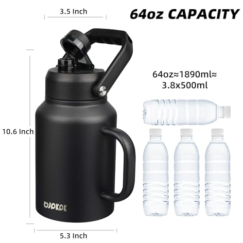 64oz Stainless Steel Water Bottle