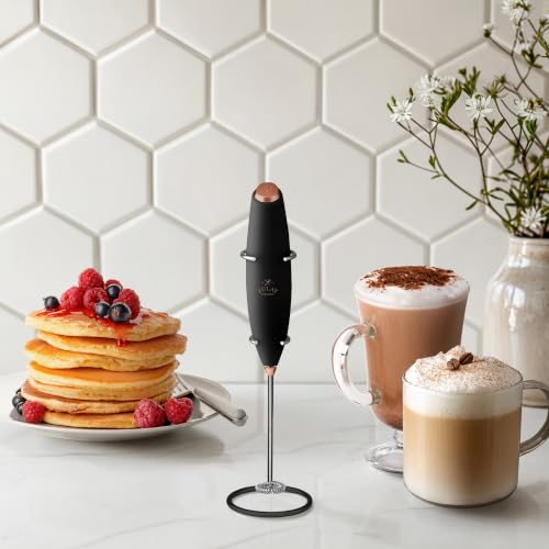 Powerful Milk Frother Wand With Duracell Batteries