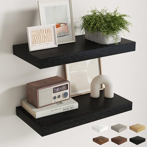 12 Inch Deep Floating Shelves for Wall (2 Count)