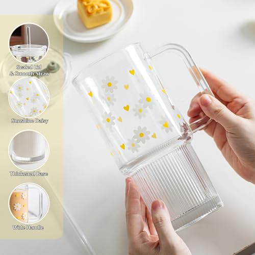26 oz Glass Tumbler with Handle