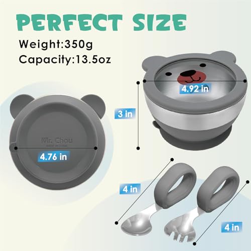 Baby Bowl Set with Spoon & Fork