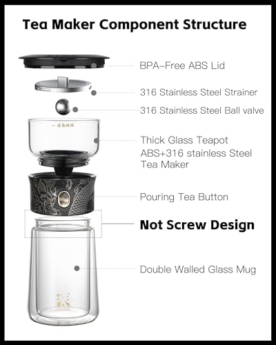 Glass Infuser Teapot