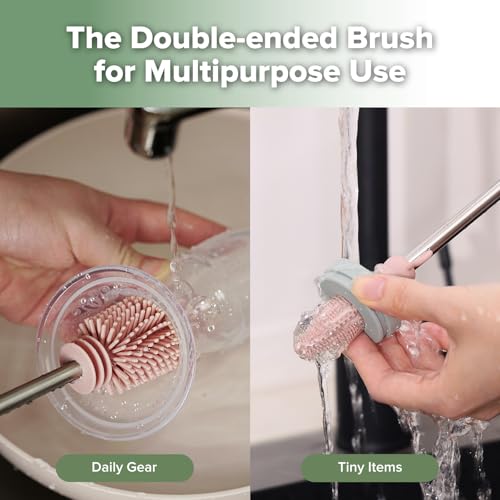 Silicone Cleaning Brush for Baby Bottles & Crevices