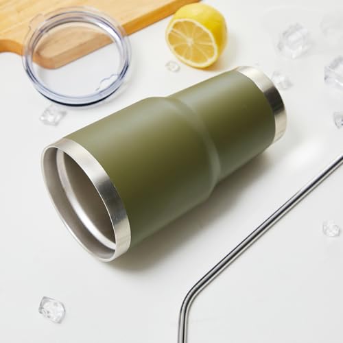30oz Insulated Tumbler With Lids and Straws (8 Count)