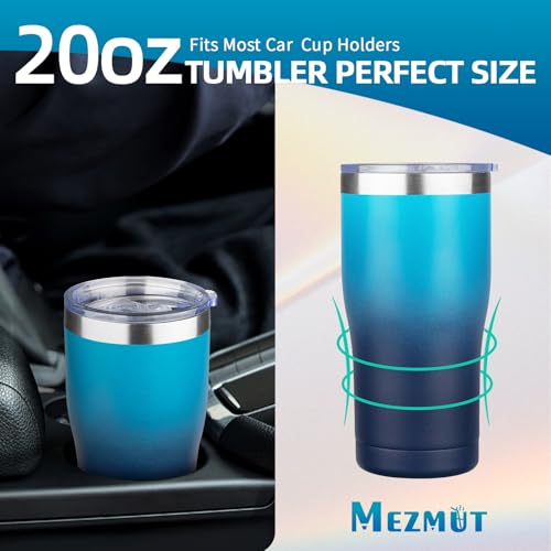 20oz Insulated Tumbler with Lid Straw Travel Coffee Mug Cup