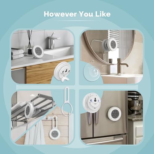Shower Clock Waterproof Bathroom Timer