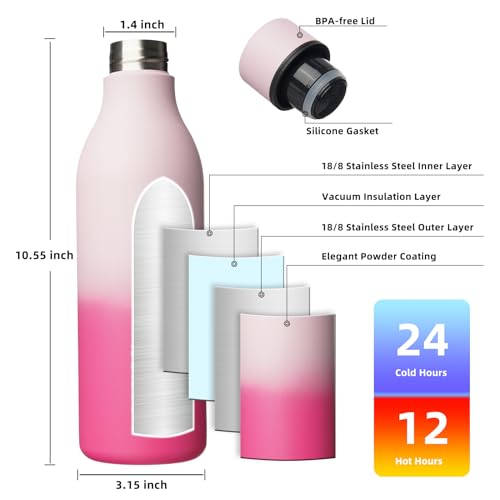 25oz Insulated Water Bottle