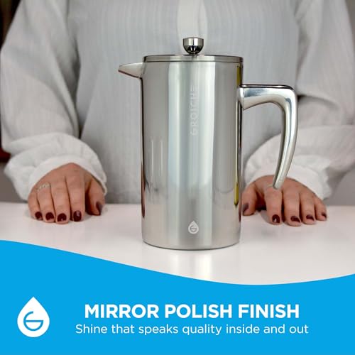 Dublin Double Wall Stainless Steel French Press