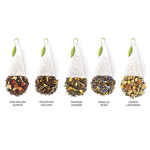 Tea Sampler 20 Pyramid Infuser Bags (20 Count)