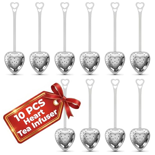 10 Pcs Heart Tea Infuser (10 Count)