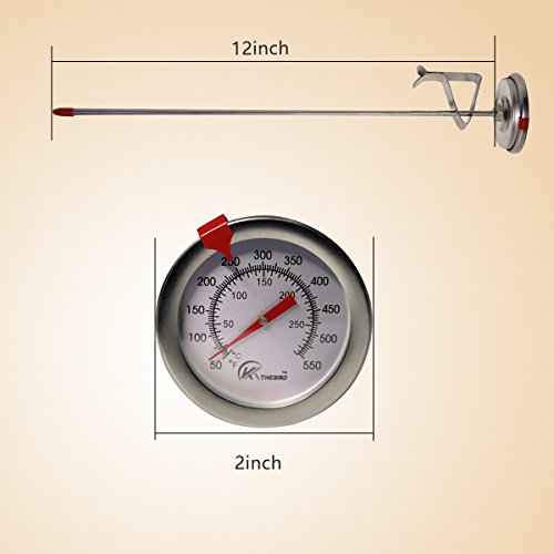 Candy Deep Fry Thermometer with Instant Read