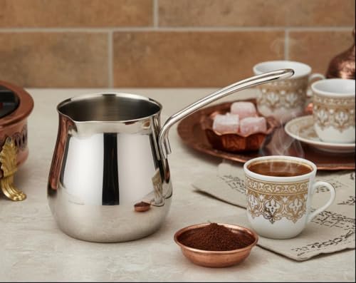 Stainless Steel Turkish Cezve Coffee Pot