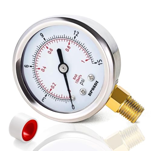0 15 Psi Low Pressure Gauge