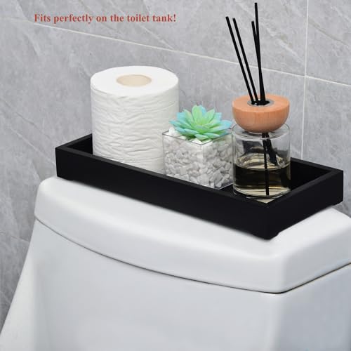 Wooden Rectangle Storage Tray with Soap Dish